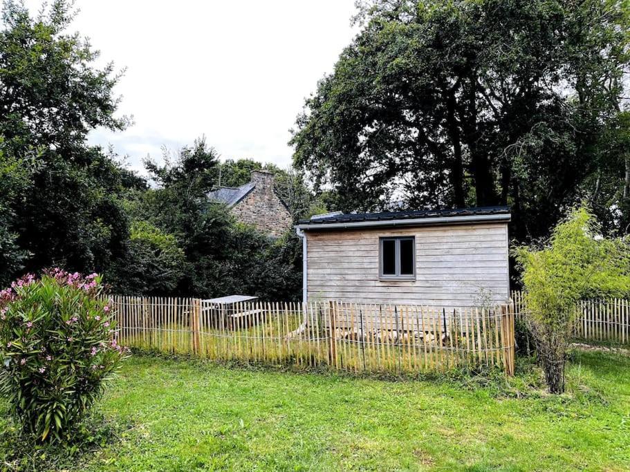 Chalet Des Fees - Piscine Crozon Exterior foto
