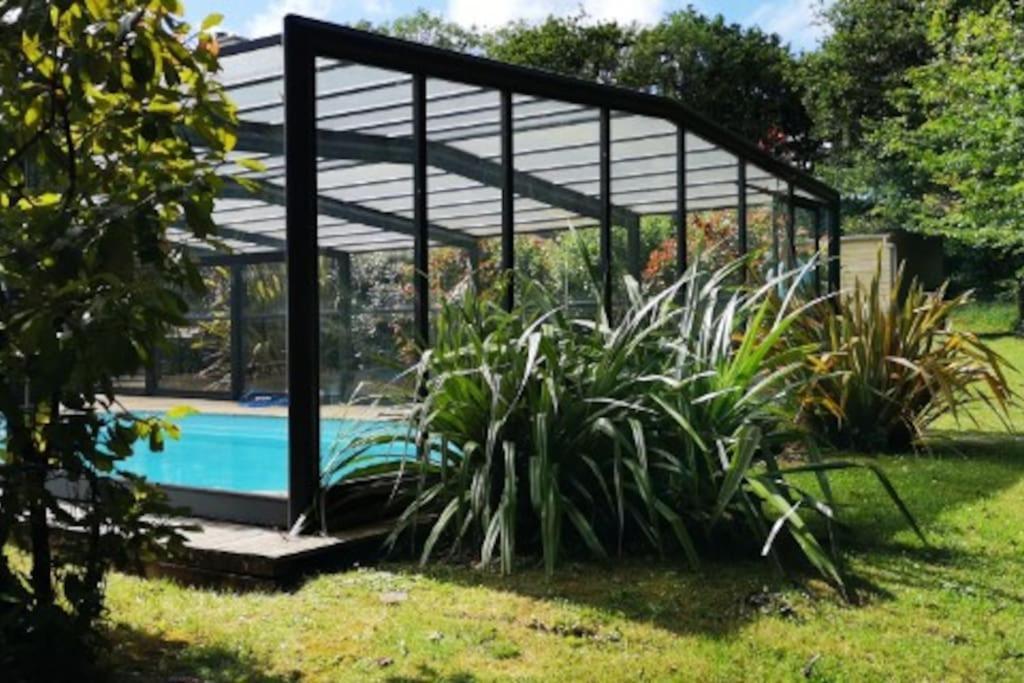Chalet Des Fees - Piscine Crozon Exterior foto